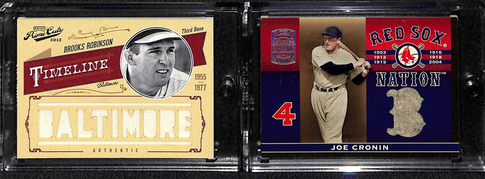 Lot Of 7 Baseball HOF Relic Cards w/ Ty Cobb